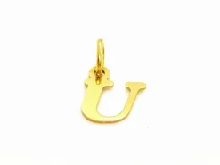 Pendentif Lettre Or jaune