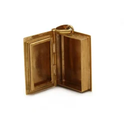 Pendentif Livre - Or jaune
