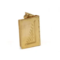 Pendentif Livre - Or jaune