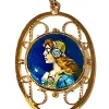 Pendentif émail de Limoges