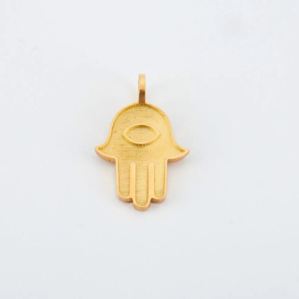 Pendentif main de Fatma or jaune
