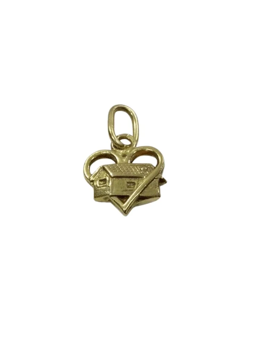 Pendentif Maison En Or