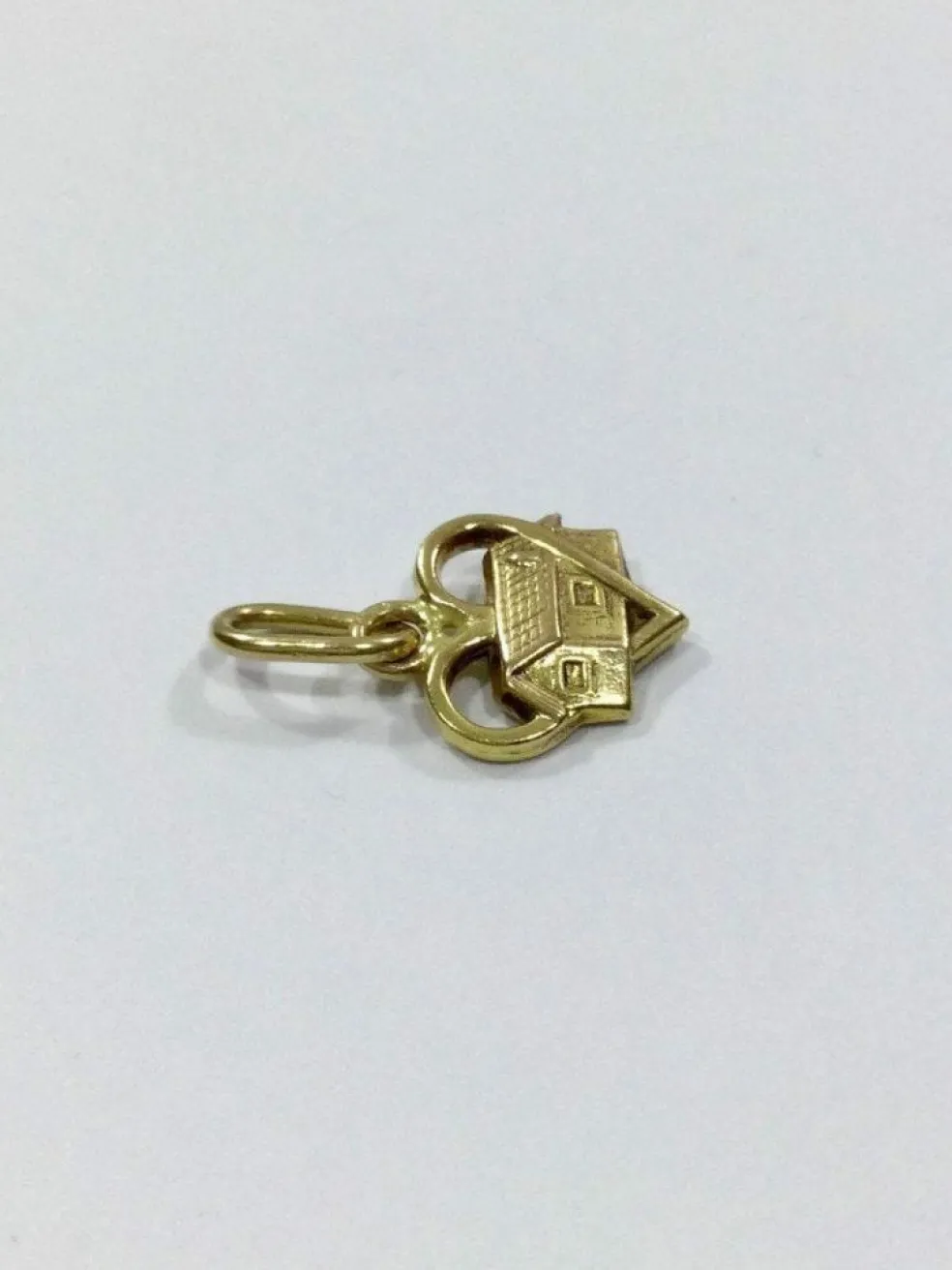 Pendentif Maison En Or