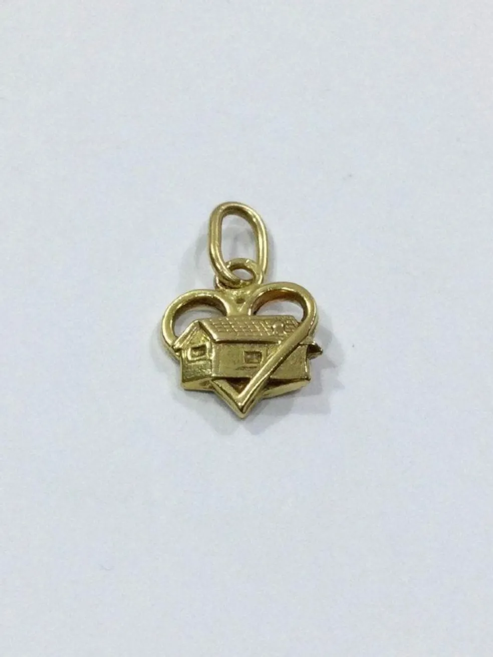 Pendentif Maison En Or