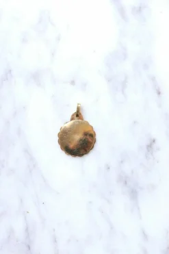 Pendentif médaille d'amour Augis en or jaune