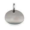 Pendentif médaille en Or blanc