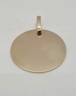 Pendentif médaille en Or jaune