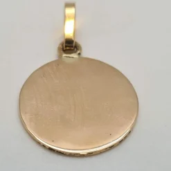 Pendentif médaille en Or jaune