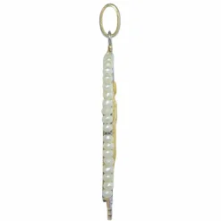 Pendentif Médaille Marie Diamants et émail plique-à-jour
