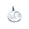 Pendentif Médaille Or blanc