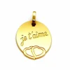 Pendentif Médaille Or jaune