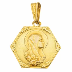 Pendentif Médaille Or jaune