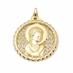 Pendentif Médaille Or jaune