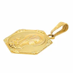 Pendentif Médaille Or jaune