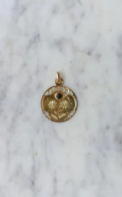 Pendentif médaille Or Jaune