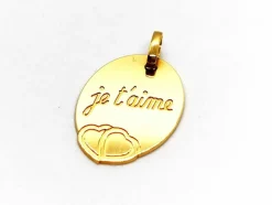 Pendentif Médaille Or jaune