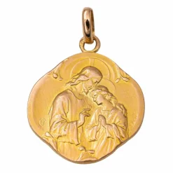 Pendentif Médaille religieuse Or jaune