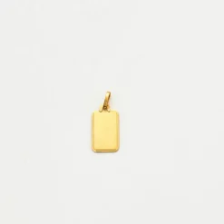 Pendentif médaille religieuse Vierge or jaune