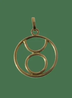 Pendentif médaille zodiaque Taureau