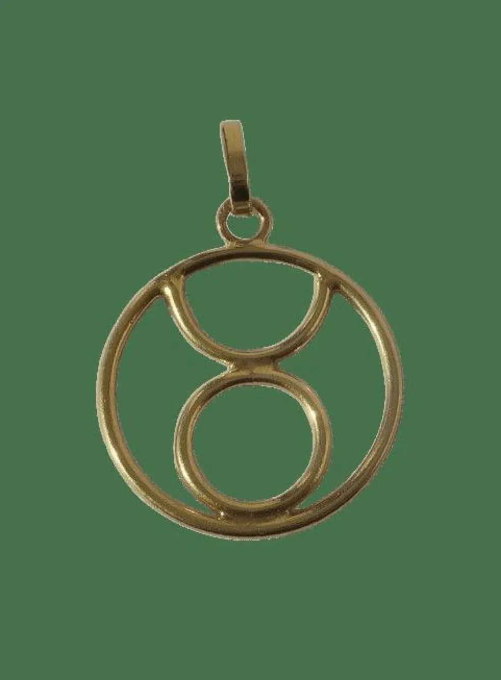 Pendentif médaille zodiaque Taureau