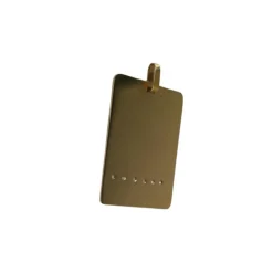 Pendentif médaillon à graver or