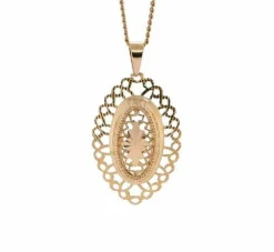 Pendentif Médaillon Antique en Or 18 Carats