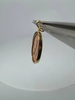 Pendentif Médaillon Vintage Email de Limoges