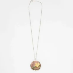 Pendentif nacre et diamants
