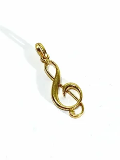 Pendentif Note de Musique en or jaune