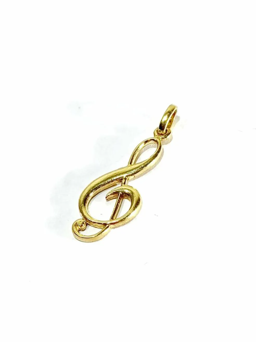 Pendentif Note de Musique en or jaune