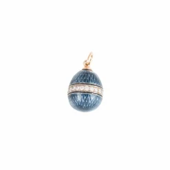 Pendentif Oeuf émaillé Diamants
