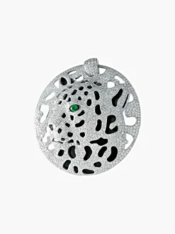 PENDENTIF ONYX DIAMANTS TSAVORITE
