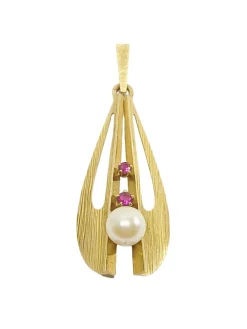 Pendentif Or Art Déco