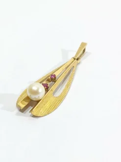 Pendentif Or Art Déco
