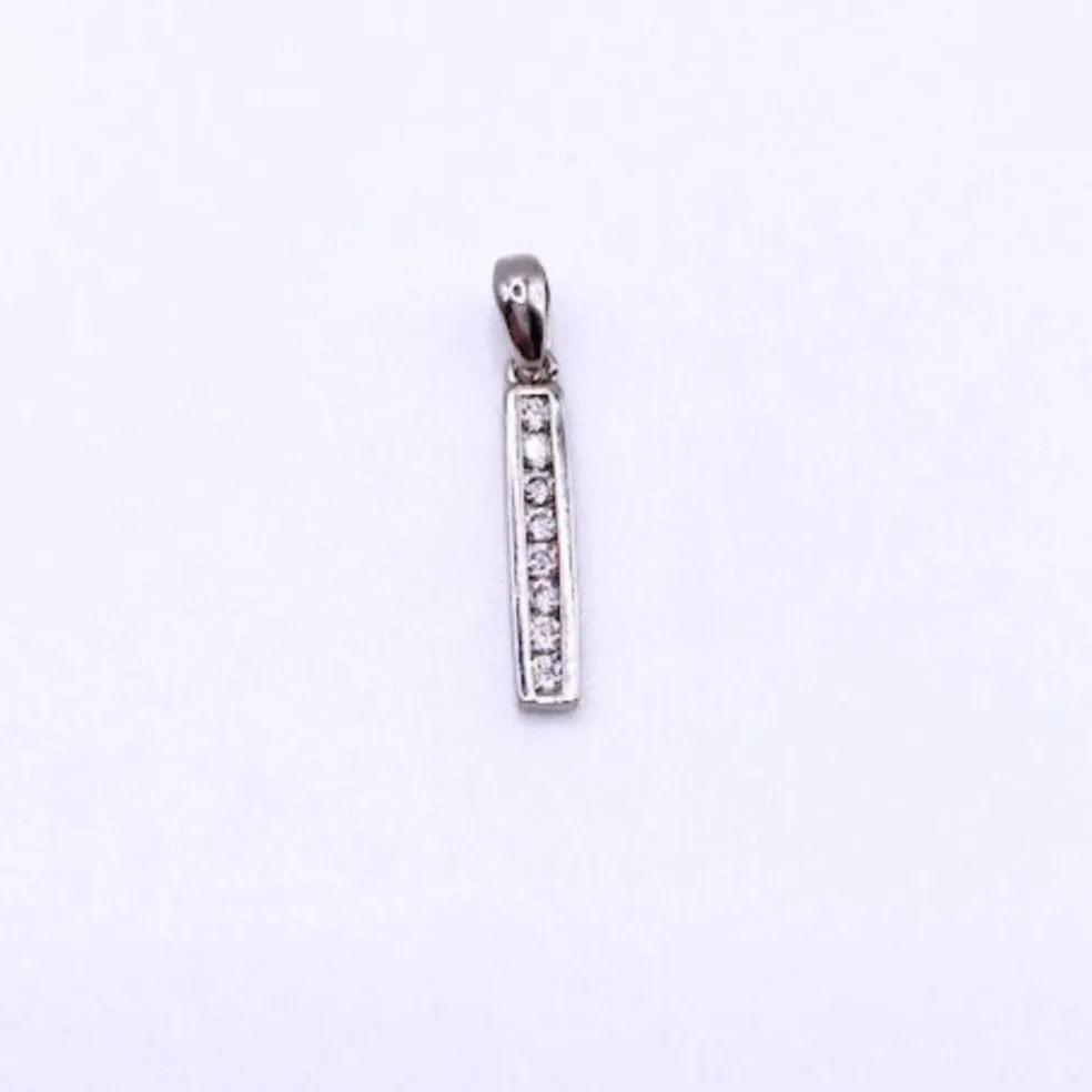 Pendentif or blanc