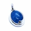 Pendentif Or blanc Agate