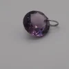 Pendentif or blanc améthyste 9.6 ct