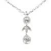 Pendentif Or blanc Diamants