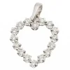 Pendentif Or Blanc Diamant