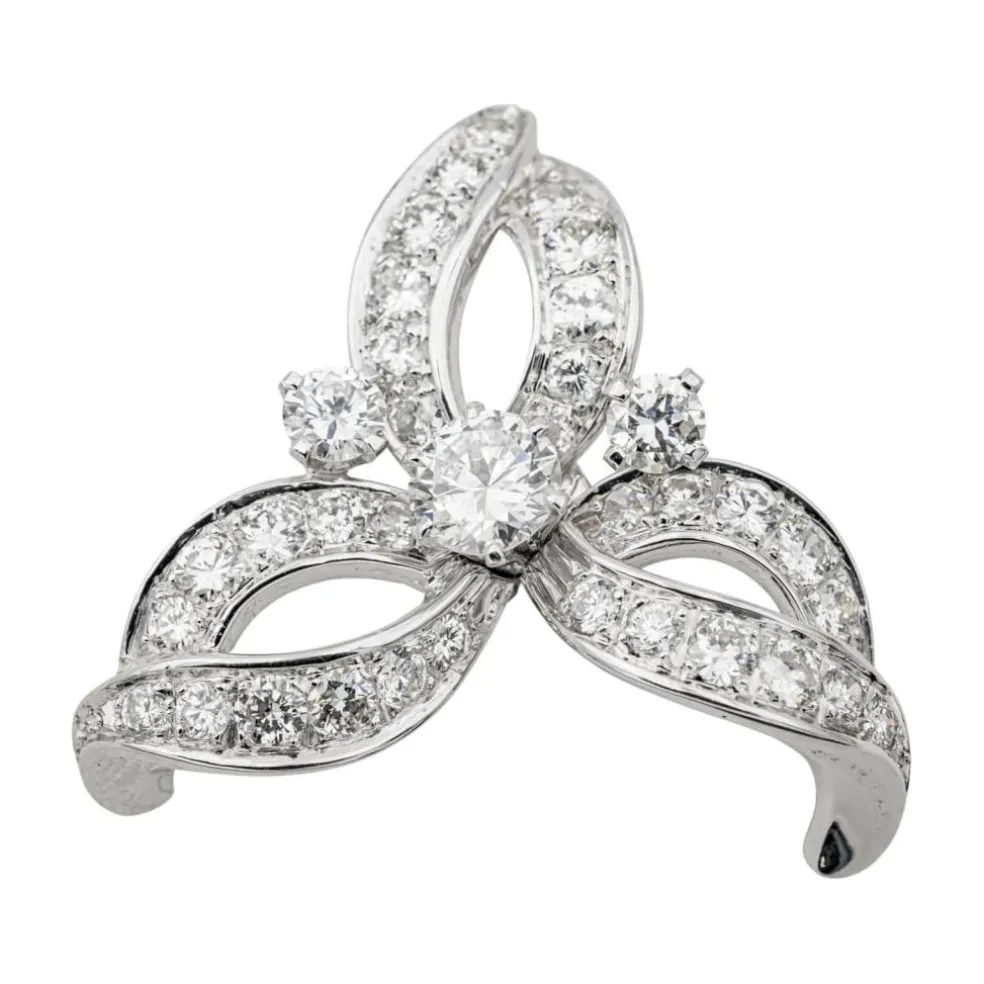 Pendentif Or blanc Diamant