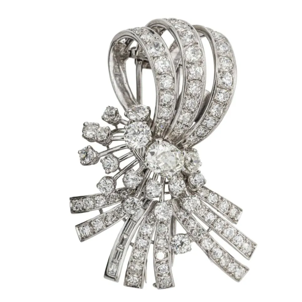 Pendentif Or blanc Diamant