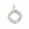 Pendentif Or blanc Diamants