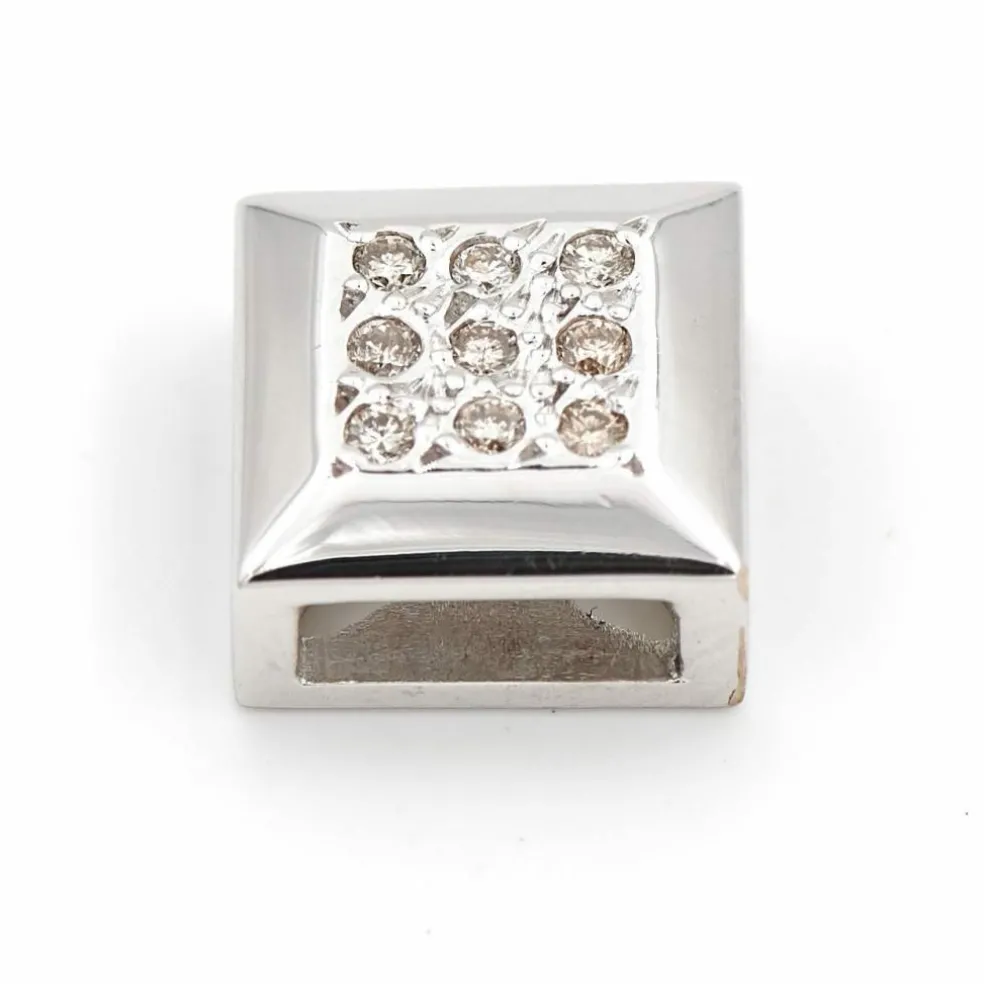Pendentif Or blanc Diamant
