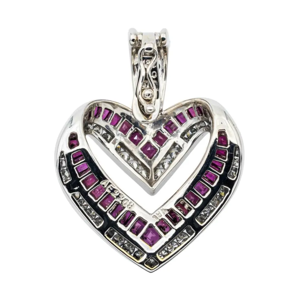 Pendentif Or blanc Diamant