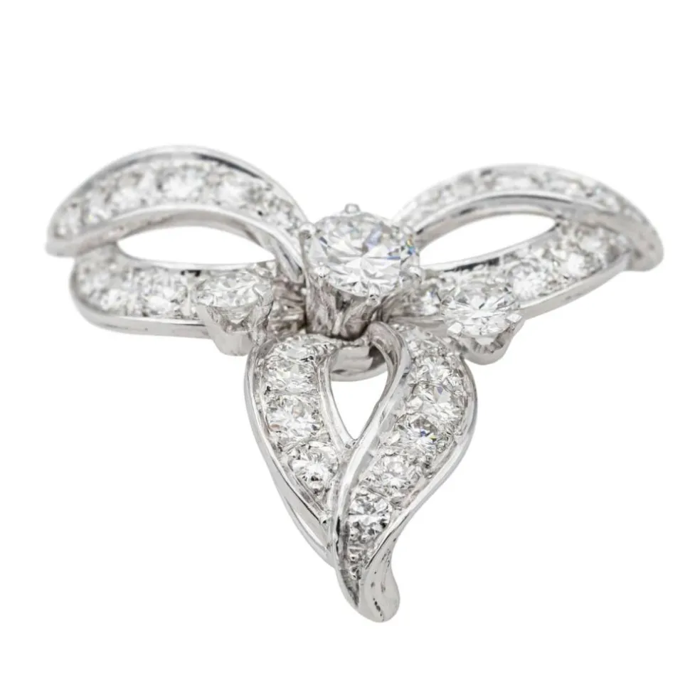 Pendentif Or blanc Diamant