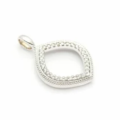Pendentif Or blanc Diamants