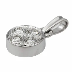 Pendentif Or blanc Diamant