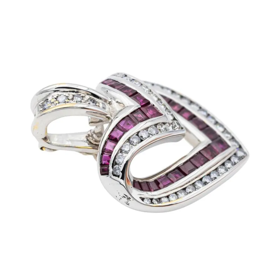 Pendentif Or blanc Diamant