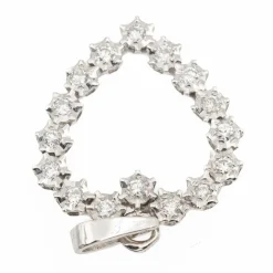 Pendentif Or Blanc Diamant