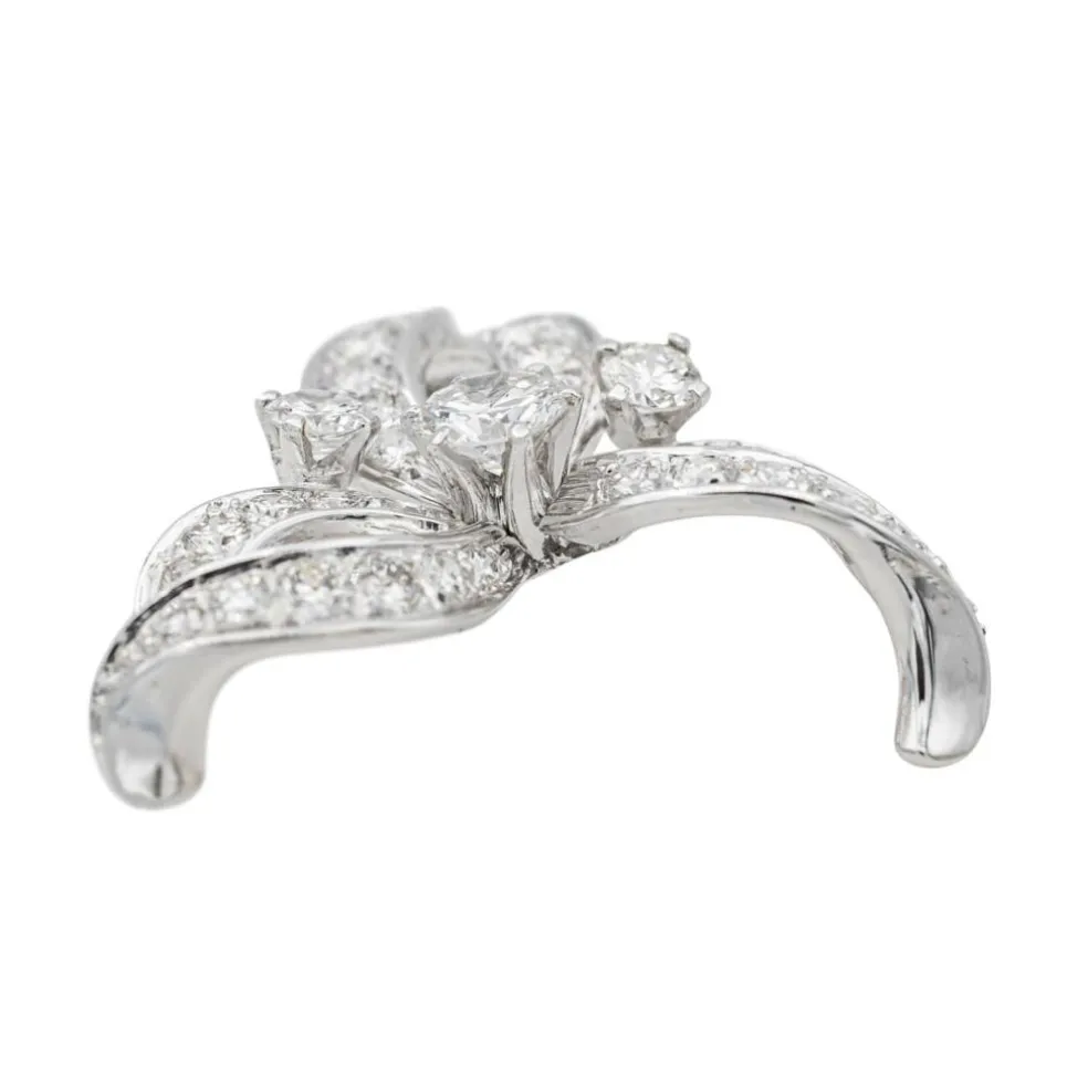 Pendentif Or blanc Diamant